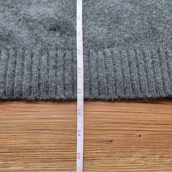 Polo Ralph Lauren Sweater Men Size XL Gray Lambs Wool Quarter Zip Knit - Picture 8 of 8